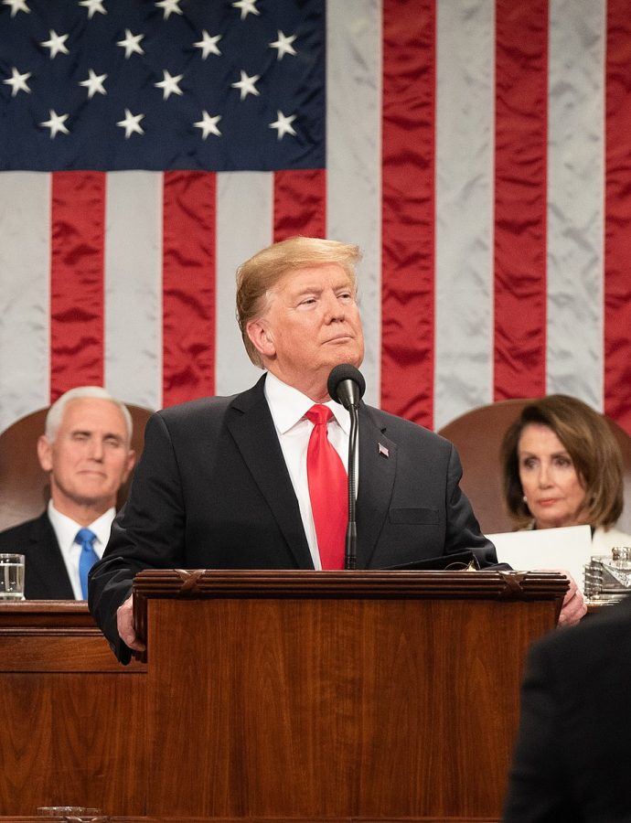 President Donald Trump delivers the State of the Union address at the U.S. Capitol on Feb. 5, 2019. (White House/Shaelah Craighead) 
