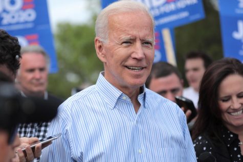 Joe Biden at a march in Clear Lake, Iowa in Aug. 2019. 