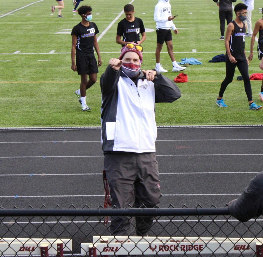 After a successful track and field meet, Coach Bradley Burzumato expresses his excitement. “Track and field is like a close knit family,” Burzumato said. 