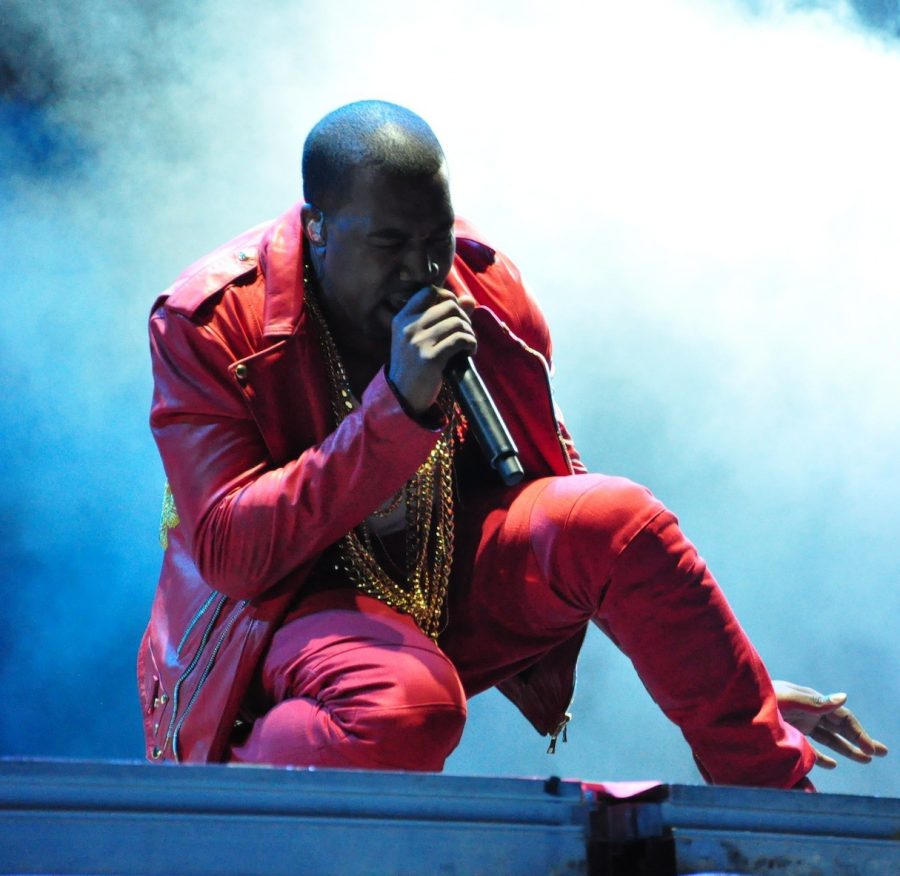 Kanye West performs at Lollapalooza in 2011; “Jeen-yuhs” helps explain his journey to such a large stage by showing his come up. 