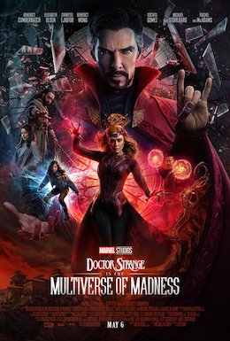 Benedict Cumberbatch, Elizabeth Olsen, Xochitl Gomez, Benedict Wong, Rachel McAdams, and more star in Marvel Studios newest blockbuster hit, “Doctor Strange in the Multiverse of Madness.”