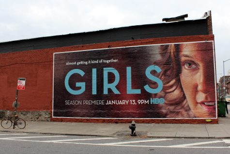 An advertisement for “Girls’” second season in Brooklyn.