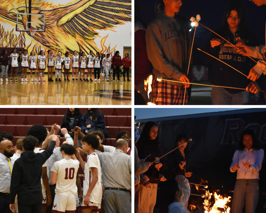 From warm festive fires outside to nail-biting moments at both basketball games, students were able to celebrate the upcoming break with friends and support both teams as they attempted to add another win to their record.