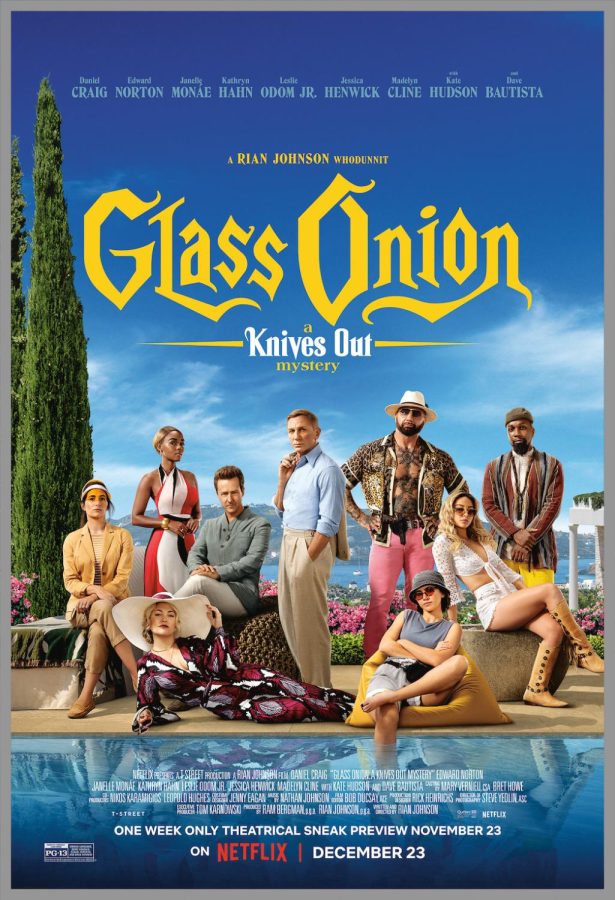 With an all-new, star-studded cast featuring industry names such as Edward Norton and Janelle Monáe, “Glass Onion” brought viewers another humorous, yet completely different, murder mystery to enjoy over the winter break. The film did have some continuities in front of and behind the camera, however, as lead Daniel Craig returned to his role as Detective Benoit Blanc, investigator of the wealthy elite, and Rian Johnson returned as director.