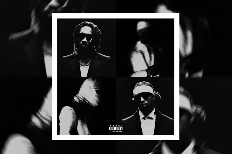 The album cover of “We Still Don’t Trust You” features Metro Boomin standing next to Future. The album cover hints at the theme of money, due to the extensive jewelry the rappers wear. Album cover via Freebandz.