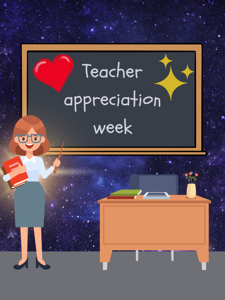 Every year since 1984, the National Parent Teacher Association (PTA) has set aside one week of the year to recognize teachers for their dedication. Each year, a different prompt is given. This year the prompt is “Teachers are Shining Stars.”