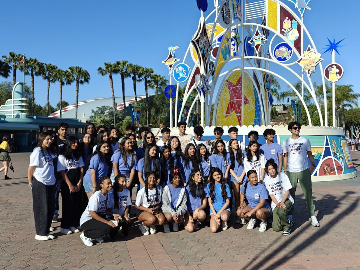 As part of their week at ICDC, the Rock Ridge DECA group attended various Disney events hosted by the DECA organization to foster networking and fun between the schools. Photo courtesy of Ben Stodola.