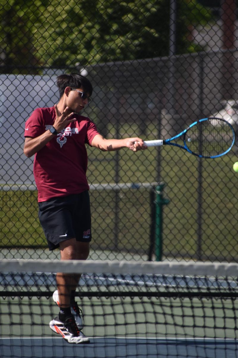 Senior Aryan Dhiman
“We weren’t nervous, I wasn’t nervous; we knew the team and we already beat them before, so we were just confident going into the match. I’ve played tennis for all four years of highschool; I have to blame my parents for forcing me to play. During my first year, I was on the bench so I didn’t get to play that much, but I climbed up the ranks and became a starter during sophomore year. Afterwards, my goal was to win as many matches as possible, and so I practiced. After all, the more practice, the better you’re going to get. So now here I am, senior year and ready to graduate, and I've accomplished my goals and hyped up to play.”