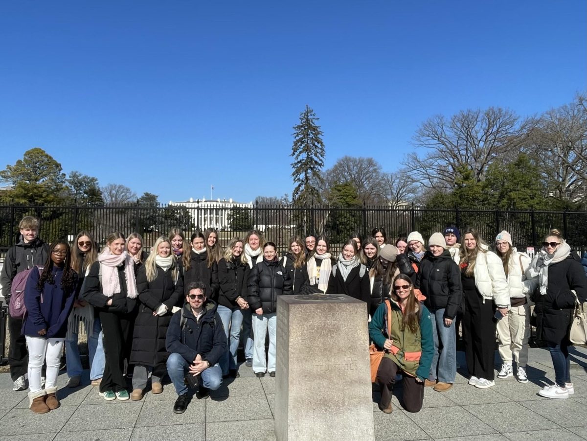 Austrian students explored American culture as they visited the White House during one of their field trips to D.C. 
Photo Courtesy of Sarah Eaton