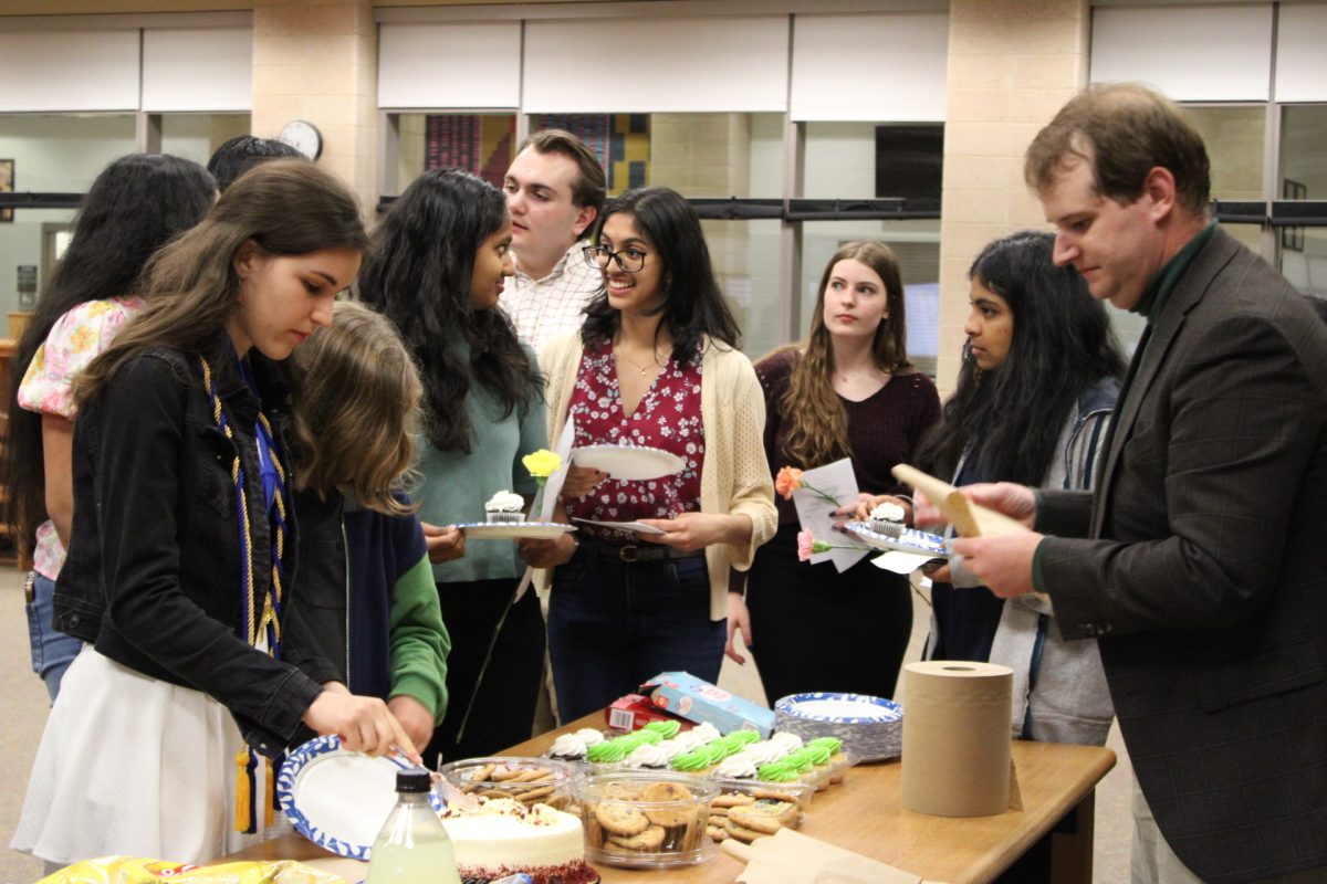 While the event was a formal celebration for new inductees and current members, it was also filled with happiness and unity. After the speeches, the NEHS group all enjoyed food and drinks with friends and family attending the event.