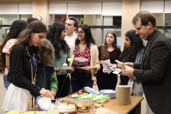 While the event was a formal celebration for new inductees and current members, it was also filled with happiness and unity. After the speeches, the NEHS group all enjoyed food and drinks with friends and family attending the event.