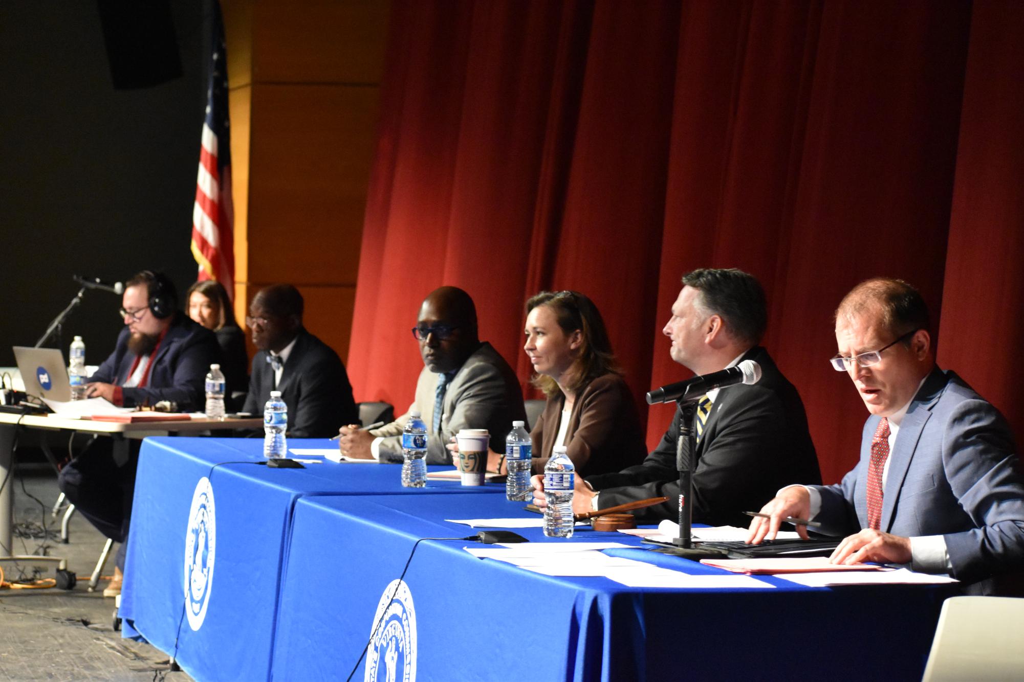 The SCC committee was responsible for recording all speeches of the residents and collecting any exhibitions they provided. To hear as many speakers as possible, the committee set a five-minute limit with a one-minute warning.