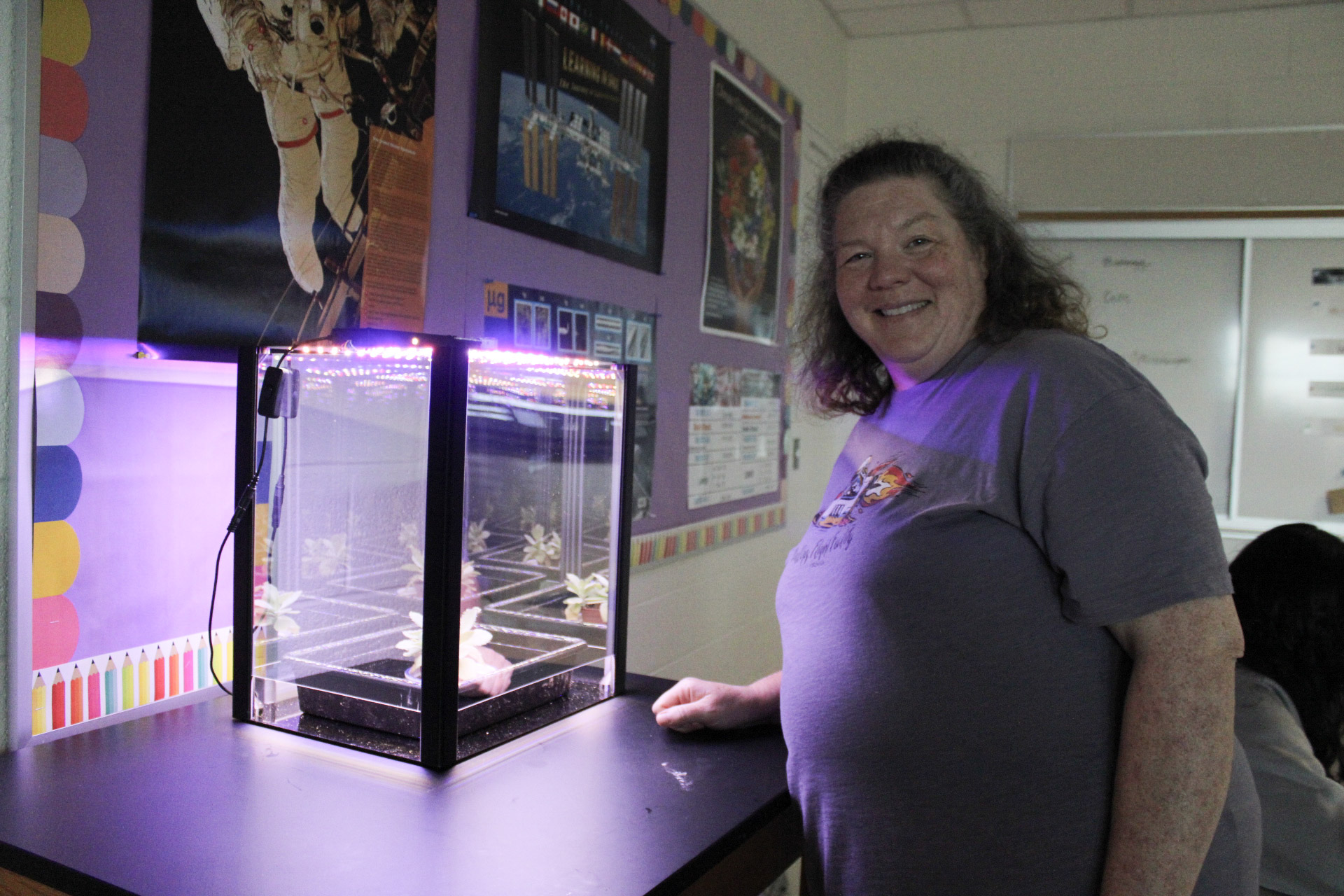 Biology teacher Amy Goodyear