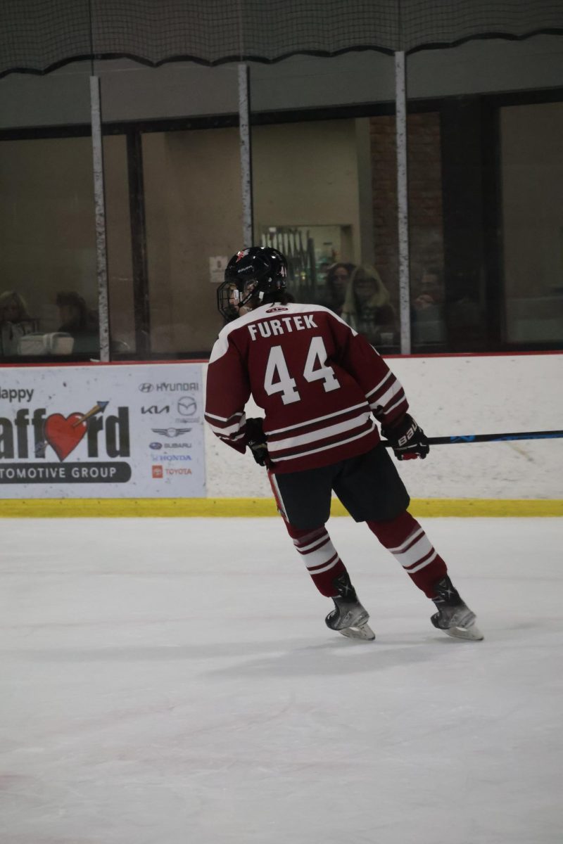 “I try to take the game one shift at a time, not think about too far ahead or too far back and just stay in the present,” junior Brooks Furtek said.