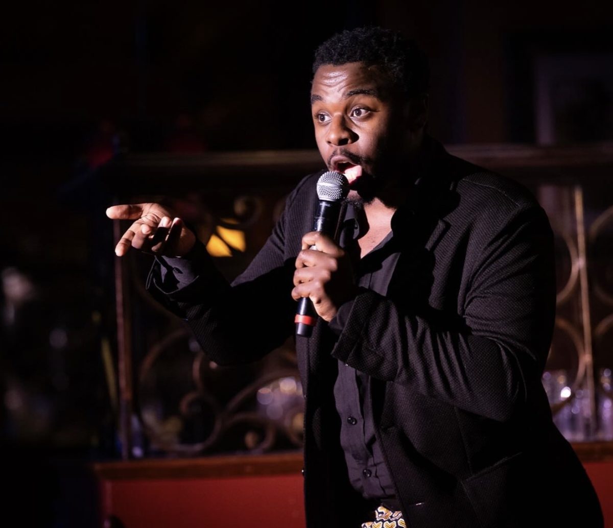 Kevin Lacey performs at a live event.  Photo courtesy of Kevin Lacey.